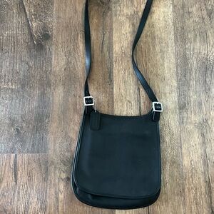 Coach Mini Hippie crossbody bag - black with nickel